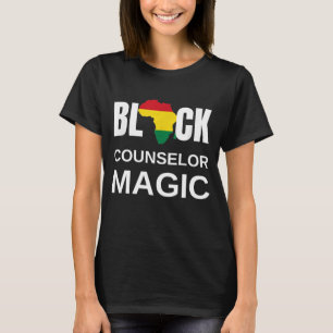 Black Counsellor Magic Black History Month Counsel T-Shirt