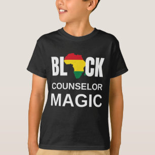 Black Counsellor Magic Black History Month Counsel T-Shirt