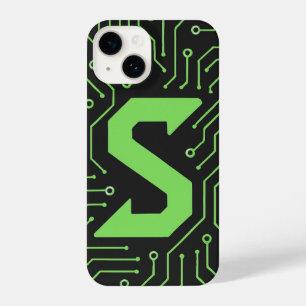 “Black Cover with Neon Green Lines Trendy