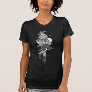 Black Cow CowGirl T-Shirt