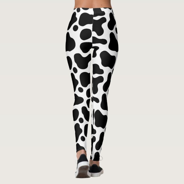 black cow riddle leggings (Back)