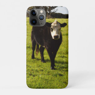 Black Cow With White Face And Mohawk, Case-Mate iPhone Case