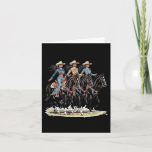 Black Cowgirl Western Melanin Rodeo African Histor Card