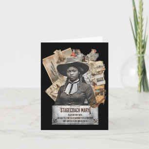 Black Cowgirl Western Rodeo Black History Texas Wo Card