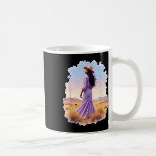 Black Cowgirl Western Rodeo Melanin Black History Coffee Mug