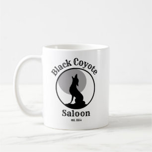 Black Coyote Saloon Mug: Into the West Saga Coffee Mug