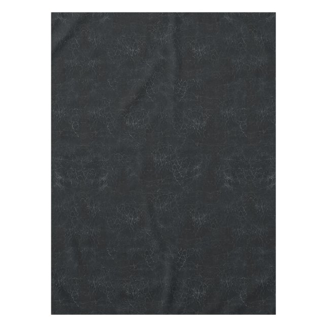 Black Cracking Pattern Tablecloth (Front)