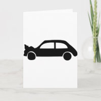 black crash car icon