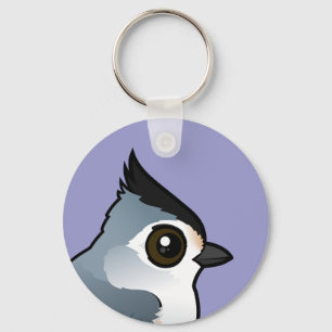 Black-crested Titmouse Key Ring