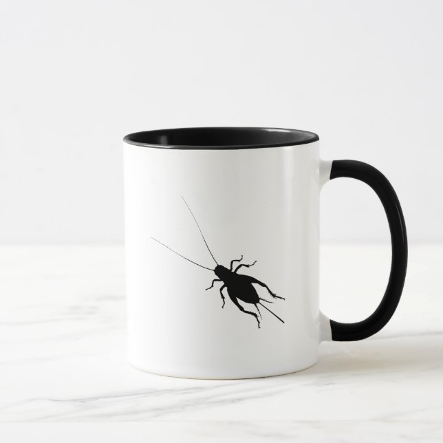 Black Cricket Mug (Right)