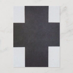 Black Cross by Kazimir Malevich Postcard