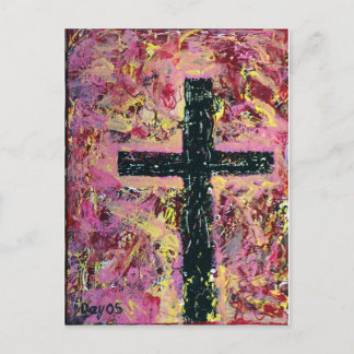 Black Cross Postcard