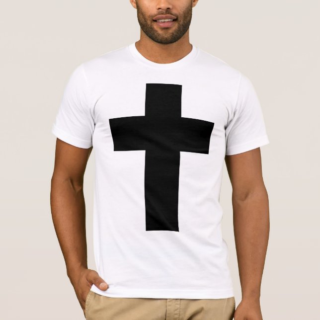 Black Cross T-Shirt (Front)
