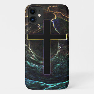 BLACK CROSS WITH BRIGHT HIGHLIGHTS Case-Mate iPhone CASE
