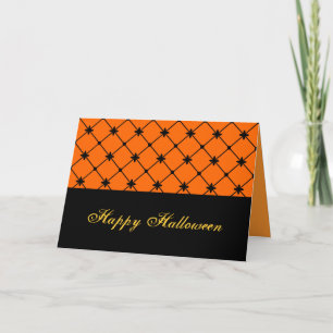 Black Crosses Custom Halloween Card