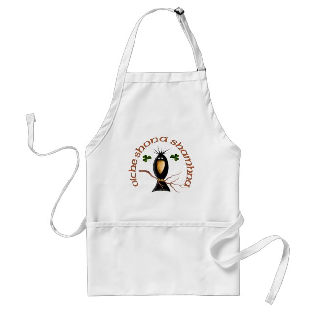 Black Crow Apron (Gaelic) (Front)