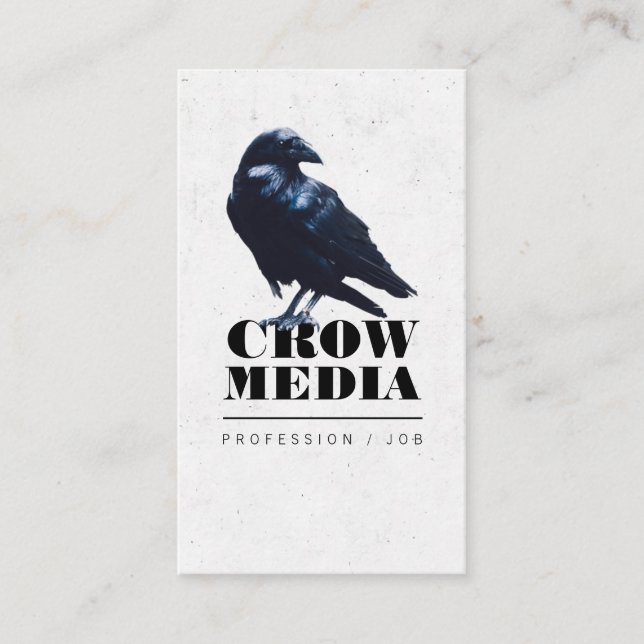 Black Crow Business Card (Front)