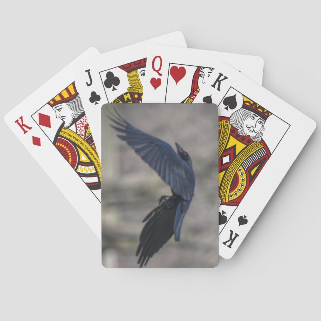 Black Crow Playing Cards (Back)