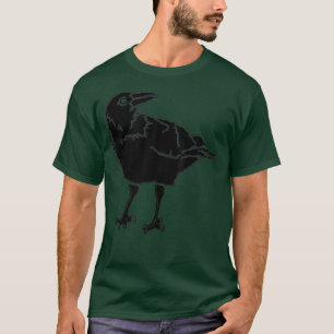 Black Crow Raven Bird Lovers  T-Shirt