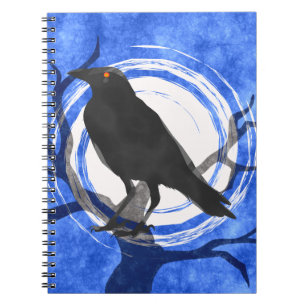 BLACK CROW SPIRAL NOTEBOOK