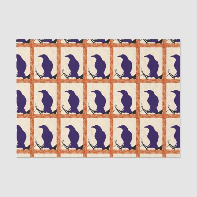 Black Crow Tissue Paper (Front)