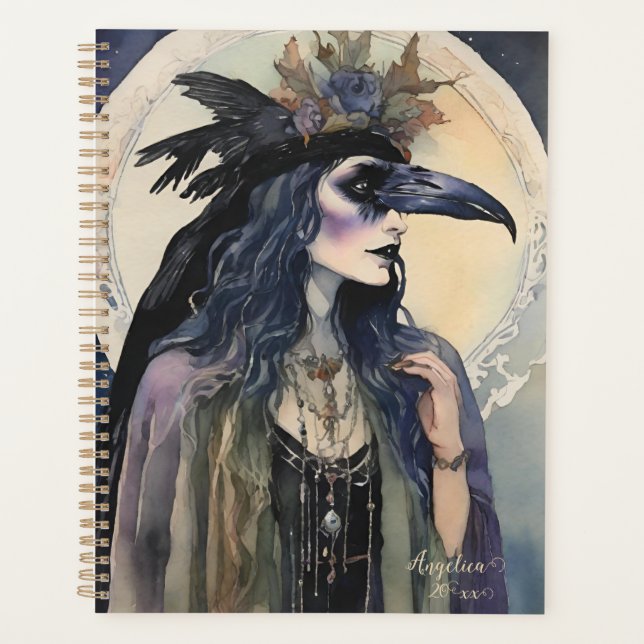 Black Crow Witch Planner (Front)