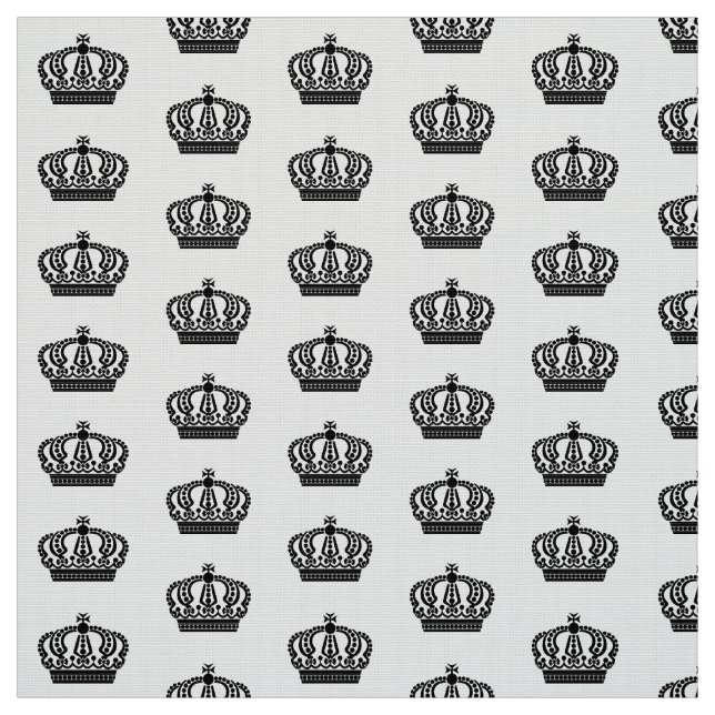 Black crown fabric (Swatch)