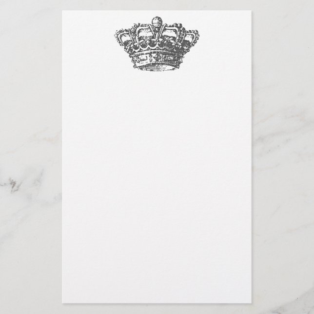 Black Crown Stationery (Front)