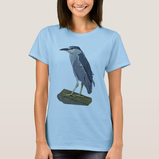 Black-crowned Night Heron T-Shirt (Front)