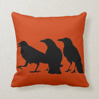 Black Crows Pillow
