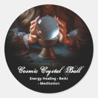 Black Crystal ball Energy Reiki Yoga Meditation