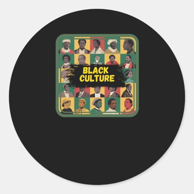 Black Culture Black History Sticker  (Front)
