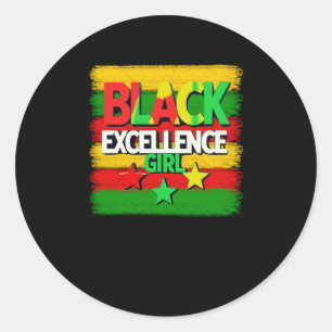 Black Culture Black History Sticker1  Classic Round Sticker