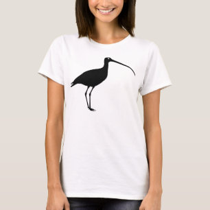 Black Curlew Bird Graphic T-Shirt