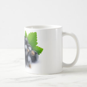 Black currants coffee mug