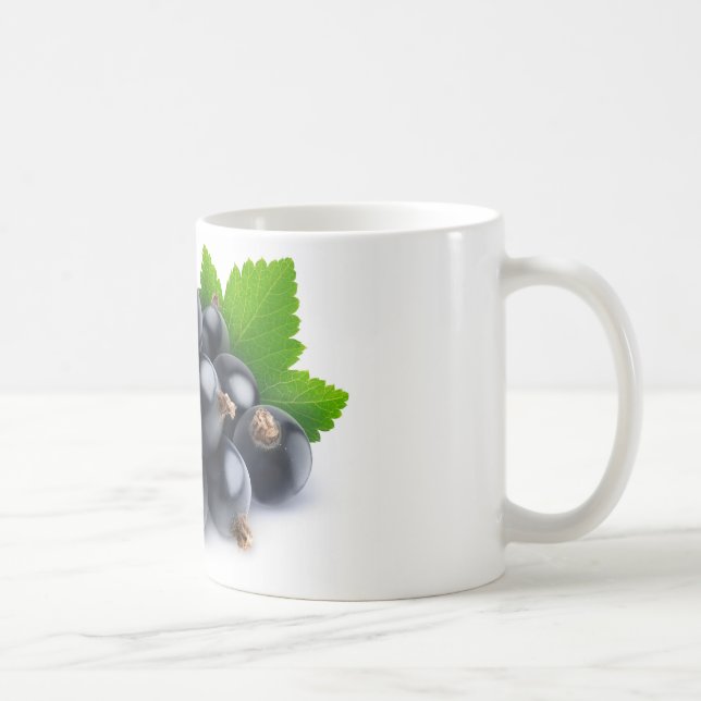 Black currants coffee mug (Right)