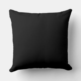 BLACK - Cushion with Flower of Paradise Black