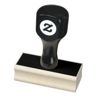 Black Customisable Make Your Own Rubber Stamp