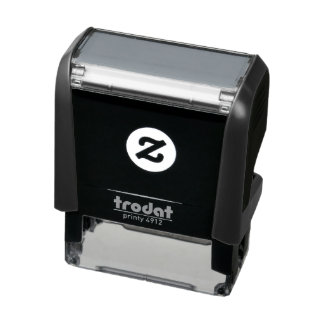 Black Customisable Make Your Own Self-inking Stamp