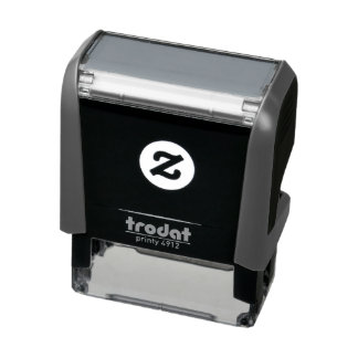 Black Customisable Make Your Own Self-inking Stamp