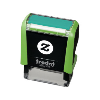 Black Customisable Make Your Own Self-inking Stamp