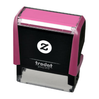Black Customisable Make Your Own Self-inking Stamp