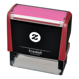 Black Customisable Make Your Own Self-inking Stamp
