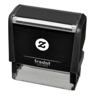 Black Customisable Make Your Own Self-inking Stamp