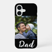Black Dad Established Script Photo Case-Mate