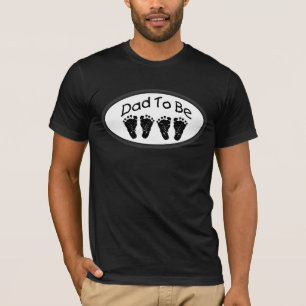 Black Dad To Be T-Shirt