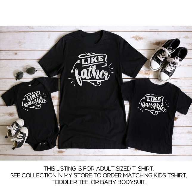 Black Daddy and Me Matching Father Daughter T-Shirt (Creator Uploaded)