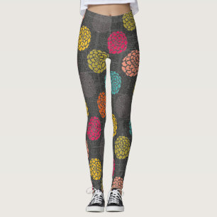 Black Dahlias Leggings