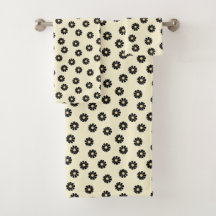 Black Daisy Pattern