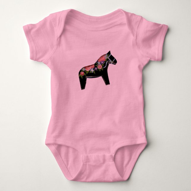 Black Dala infant creeper (Front)